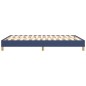 vidaXL Boxspringbett Blau 140x190 cm Stoff vidaXL Boxspringbett Blau 140x190 cm Stoff