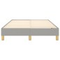 vidaXL Boxspringbett Hellgrau 120x200 cm Stoff vidaXL Boxspringbett Hellgrau 120x200 cm Stoff