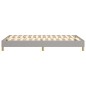 vidaXL Boxspringbett Hellgrau 120x200 cm Stoff vidaXL Boxspringbett Hellgrau 120x200 cm Stoff