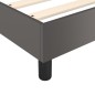 vidaXL Bettgestell Grau 80x200 cm Kunstleder vidaXL Bettgestell Grau 80x200 cm Kunstleder
