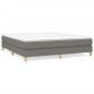 vidaXL Bettgestell Dunkelgrau 160x200 cm Stoff vidaXL Bettgestell Dunkelgrau 160x200 cm Stoff