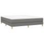 vidaXL Bettgestell Dunkelgrau 160x200 cm Stoff vidaXL Bettgestell Dunkelgrau 160x200 cm Stoff
