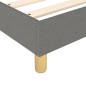 vidaXL Bettgestell Dunkelgrau 160x200 cm Stoff vidaXL Bettgestell Dunkelgrau 160x200 cm Stoff