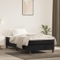 vidaXL Boxspringbett Schwarz 90x190 cm Samt vidaXL Boxspringbett Schwarz 90x190 cm Samt
