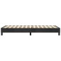 vidaXL Boxspringbett Schwarz 90x190 cm Samt vidaXL Boxspringbett Schwarz 90x190 cm Samt