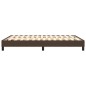 vidaXL Boxspringbett Braun 140x190 cm Kunstleder vidaXL Boxspringbett Braun 140x190 cm Kunstleder