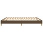 vidaXL Boxspringbett Dunkelbraun 180x200 cm Stoff vidaXL Boxspringbett Dunkelbraun 180x200 cm Stoff