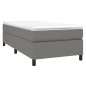 vidaXL Boxspringbett Dunkelgrau 90x200 cm Stoff vidaXL Boxspringbett Dunkelgrau 90x200 cm Stoff