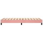 vidaXL Boxspringbett Rosa 100x200 cm Samt vidaXL Boxspringbett Rosa 100x200 cm Samt