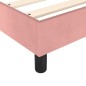vidaXL Boxspringbett Rosa 100x200 cm Samt vidaXL Boxspringbett Rosa 100x200 cm Samt