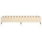 vidaXL Bettgestell Creme 80x200 cm Stoff vidaXL Bettgestell Creme 80x200 cm Stoff