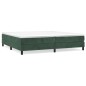 vidaXL Boxspringbett Dunkelgrün 200x200 cm Samt vidaXL Boxspringbett Dunkelgrün 200x200 cm Samt