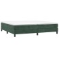 vidaXL Boxspringbett Dunkelgrün 200x200 cm Samt vidaXL Boxspringbett Dunkelgrün 200x200 cm Samt