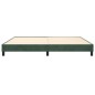 vidaXL Boxspringbett Dunkelgrün 200x200 cm Samt vidaXL Boxspringbett Dunkelgrün 200x200 cm Samt