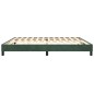 vidaXL Boxspringbett Dunkelgrün 200x200 cm Samt vidaXL Boxspringbett Dunkelgrün 200x200 cm Samt