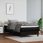 vidaXL Boxspringbett Schwarz 90x190 cm Kunstleder vidaXL Boxspringbett Schwarz 90x190 cm Kunstleder