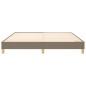 vidaXL Bettgestell Taupe 180x200 cm Stoff vidaXL Bettgestell Taupe 180x200 cm Stoff
