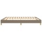 vidaXL Bettgestell Taupe 180x200 cm Stoff vidaXL Bettgestell Taupe 180x200 cm Stoff