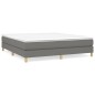 vidaXL Boxspringbett Dunkelgrau 180x200 cm Stoff vidaXL Boxspringbett Dunkelgrau 180x200 cm Stoff