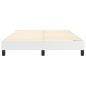 vidaXL Boxspringbett Weiß 140x200 cm Kunstleder vidaXL Boxspringbett Weiß 140x200 cm Kunstleder