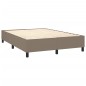 vidaXL Boxspringbett Taupe 140x190 cm Stoff vidaXL Boxspringbett Taupe 140x190 cm Stoff