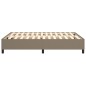 vidaXL Boxspringbett Taupe 140x190 cm Stoff vidaXL Boxspringbett Taupe 140x190 cm Stoff