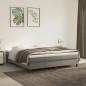 vidaXL Boxspringbett Hellgrau 180x200 cm Samt vidaXL Boxspringbett Hellgrau 180x200 cm Samt