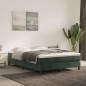 vidaXL Boxspringbett Dunkelgrün 140x190 cm Samt vidaXL Boxspringbett Dunkelgrün 140x190 cm Samt