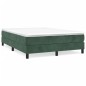 vidaXL Boxspringbett Dunkelgrün 140x190 cm Samt vidaXL Boxspringbett Dunkelgrün 140x190 cm Samt