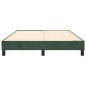 vidaXL Boxspringbett Dunkelgrün 140x190 cm Samt vidaXL Boxspringbett Dunkelgrün 140x190 cm Samt