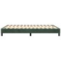 vidaXL Boxspringbett Dunkelgrün 140x190 cm Samt vidaXL Boxspringbett Dunkelgrün 140x190 cm Samt