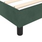 vidaXL Boxspringbett Dunkelgrün 140x190 cm Samt vidaXL Boxspringbett Dunkelgrün 140x190 cm Samt