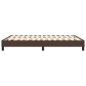 vidaXL Boxspringbett Braun 140x200 cm Kunstleder vidaXL Boxspringbett Braun 140x200 cm Kunstleder