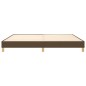 vidaXL Boxspringbett Dunkelbraun 200x200 cm Stoff vidaXL Boxspringbett Dunkelbraun 200x200 cm Stoff