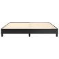 vidaXL Boxspringbett Schwarz 160x200 cm Kunstleder vidaXL Boxspringbett Schwarz 160x200 cm Kunstleder