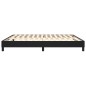 vidaXL Boxspringbett Schwarz 160x200 cm Kunstleder vidaXL Boxspringbett Schwarz 160x200 cm Kunstleder