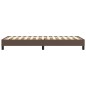 vidaXL Boxspringbett Braun 90x190 cm Kunstleder vidaXL Boxspringbett Braun 90x190 cm Kunstleder