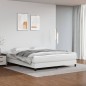 vidaXL Bettgestell Weiß 180x200 cm Kunstleder vidaXL Bettgestell Weiß 180x200 cm Kunstleder