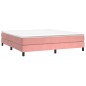 vidaXL Boxspringbett Rosa 180x200 cm Samt vidaXL Boxspringbett Rosa 180x200 cm Samt
