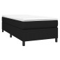 vidaXL Boxspringbett Schwarz 100x200 cm Stoff vidaXL Boxspringbett Schwarz 100x200 cm Stoff