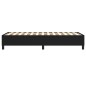 vidaXL Boxspringbett Schwarz 100x200 cm Stoff vidaXL Boxspringbett Schwarz 100x200 cm Stoff