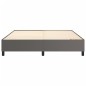 vidaXL Boxspringbett Grau 180x200 cm Kunstleder vidaXL Boxspringbett Grau 180x200 cm Kunstleder