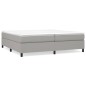 vidaXL Bettgestell ohne Matratze Hellgrau 200x200 cm Stoff vidaXL Bettgestell ohne Matratze Hellgrau 200x200 cm Stoff