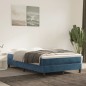 vidaXL Boxspringbett Dunkelblau 120x200 cm Samt vidaXL Boxspringbett Dunkelblau 120x200 cm Samt