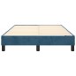 vidaXL Boxspringbett Dunkelblau 120x200 cm Samt vidaXL Boxspringbett Dunkelblau 120x200 cm Samt