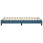 vidaXL Boxspringbett Dunkelblau 120x200 cm Samt vidaXL Boxspringbett Dunkelblau 120x200 cm Samt