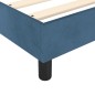 vidaXL Boxspringbett Dunkelblau 120x200 cm Samt vidaXL Boxspringbett Dunkelblau 120x200 cm Samt