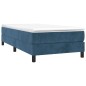 vidaXL Boxspringbett Dunkelblau 80x200 cm Samt vidaXL Boxspringbett Dunkelblau 80x200 cm Samt
