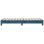 vidaXL Boxspringbett Dunkelblau 80x200 cm Samt vidaXL Boxspringbett Dunkelblau 80x200 cm Samt