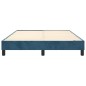 vidaXL Bettgestell Dunkelblau 140x190 cm Samt vidaXL Bettgestell Dunkelblau 140x190 cm Samt
